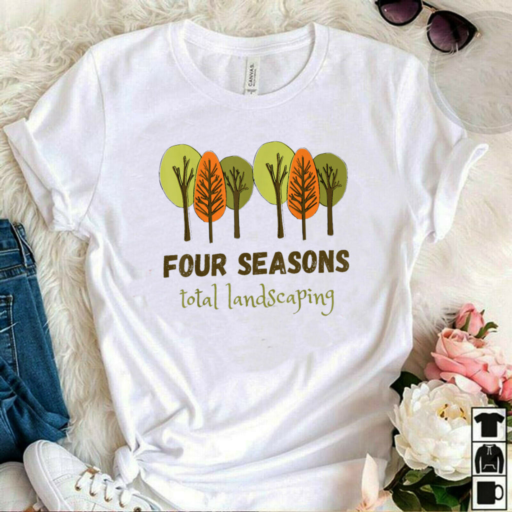 Four Seasons Total Landscaping Unisex T Shirt White