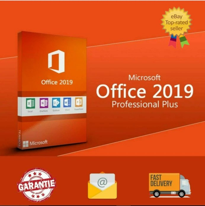 MICROSOFT OFFICE 2019 PRO PLUS INSTANT DOWNLOAD LICENSE KEY
